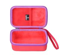 Tourmate Custodia rigida di ricambio per Winning Moves RACK-O, retro pacchetto gioco di carte (solo custodia) (rosso + viola)