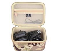 Tourmate Custodia rigida per faro DanForce, custodia da viaggio per lampada frontale a LED ricaricabile tramite USB (scatola in vendita) (motivo floreale)