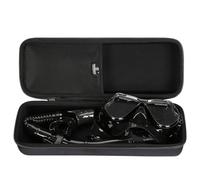 Tourmate Custodia rigida per Greatever/Ezire/JRing/Aegend/HIKOTEY/Dry Snorkel Set, custodia da viaggio per maschera PIYAZI/Seovediary/Kwambiri/ZipAura anti-appannamento (solo scatola) (nero)