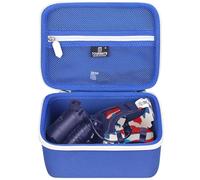 Tourmate Custodia rigida per lampada frontale DanForce, custodia da viaggio per lampada frontale a LED ricaricabile tramite USB (scatola in vendita) (blu e bianco)