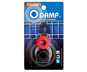 Tourna Black/Red, Vib-0 Accessori Tennis, Nero/Rosso