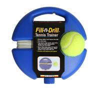 Tourna Fill & Drill Tennis Trainer, Base con Corda legata a Pallina da Tennis, per Allenamento