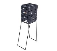 Tourna Mini Ballport Tennis Ball Pick up Hopper, Black