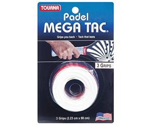 Tourna Padel Mega Tac 3 Pack Bianco