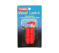 Tourna Vibrex Lock Antivibrazioni Confezione Da 2-Rosso