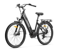 Touroll Bicicletta elettrica MA1 26",Motore centrale da 250 W 75 Nm e batteria da 36 V 13 Ah, autonomia 110 km, freno a disco idraulico, bici elettriche per uomo e donna