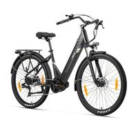 Touroll Bicicletta elettrica Urbano 3,con freno a disco idraulico, Motore Centrale 70 NM, Batteria Rimovibile 13Ah, Autonomia di 120km, bicicletta elettrica uom