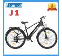 Touroll Bicicletta Elettrica, J1/J1 ST, Batteria Rimovibile 15.6Ah, Autonomia di 100-50 km, bicicletta elettrica uom, Motore 45 NM J1