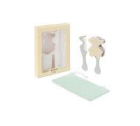 TOUS BABY - Set bellezza Beauty con spazzola, pettine e borsa trasportabile per il tuo bambino, colore grigio.