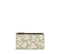 TOUS Billetera S. Flat Kaos Icon Beige-Multi, Accessori da Viaggio-Portafogli Donna, pequeña