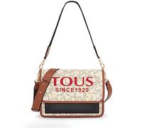 TOUS Borsa a tracolla M. Audree K Icon Multi-Beige, Borsa Donna, Medium