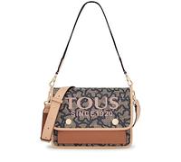 TOUS Borsa a tracolla M. Audree K Icon Multi-Nero, Borsa Donna, Medium