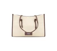 TOUS Borsa shopper grande jacquard beige Summer Holidays 2002439901