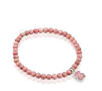 TOUS Bracciale Donna in Argento Prima Legge e Rodonite, Collezione Icon Color