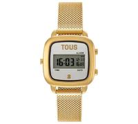 TOUS D-Logo Mini Digital Watch 3000139500 - Gold Stainless Steel Bracelet