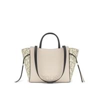 TOUS Kaos Icon 2002186651 - Borsa City Medium Donna Beige e Nero, Poliuretano e Tela, Manici a Mano e Spalla Chiusura Cerniera