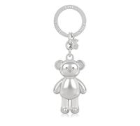 TOUS LLAVERO OSO Teddy Bear Plateado Portachiavi Orsacchiotto in Argento, Plata, Talla única Donna