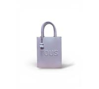TOUS Mini Borsa Pop T Back to Basics Blu Grigio con Charm Orso