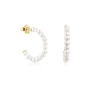 TOUS Orecchini a cerchio con perle luccicanti, 20 mm