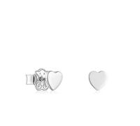 TOUS Orecchini a forma di cuore in argento di prima legge, collezione TOUS Motivi