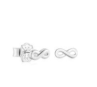TOUS Orecchini da donna in argento sterling con motivo infinito, collezione Motivi