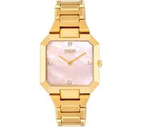 TOUS Orologio analogico con bracciale in acciaio dorato e quadrante in madreperla rosa Karat 3000144900