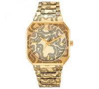 TOUS Orologio analogico con bracciale in acciaio placcato oro Lit, oro, Moderno