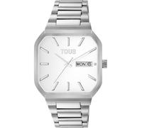 TOUS Orologio analogico con cinturino in acciaio/alluminio letto, acciaio, Bracciale