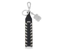 TOUS Portachiavi RIBBON BRAID NERO-GRIGIO