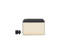 TOUS Portafoglio medio doppio nero beige Audree Saffiano 2002360551
