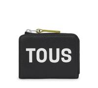 TOUS Portafoglio piccolo in pelle con logo Lynn