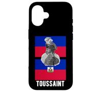 Toussaint L'Ouverture Bandiera Haiti - Rivoluzione haitiana del 1804 Custodia per iPhone 16