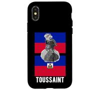 Toussaint L'Ouverture Bandiera Haiti - Rivoluzione haitiana del 1804 Custodia per iPhone X/XS