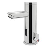TouSuaRSi Rubinetto con sensore automatico per lavabo, con sensore per lavabo, terme, ospedali, servizi igienici), cromato