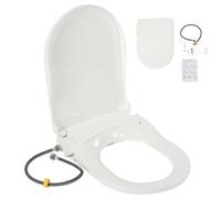 TouSuaRSi Smart Bidet - Sedile WC con ugello, linea di alimentazione 3D, per WC giapponese, lavaggio per donne + lavaggio dei fianchi per WC con una distanza tra i fori di 11,5 - 16,5 cm