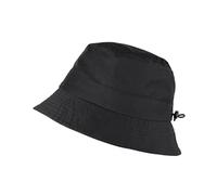 Toutacoo, Cappello da Sole, Bob Estivo, Pieghevole nella Sua Tasca Integrata, Tocco Cotone, Unisex (21-Nero/Sole)