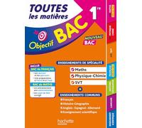 Toutes les matières 1re Spé Maths Physique-chimie SVT enseignements communs