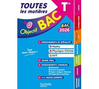 Toutes les matières Tle Spécialités Maths-Physique-chimie-SVT