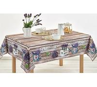 Tovaglia 100% cotone stampa digitale alta qualità LAVANDA shabby tirolese