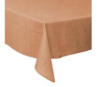 Tovaglia 140x180 cm antimacchia effetto lino, 8 posti tavola, arancione, Solid Sibilla