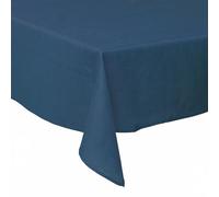 Tovaglia 140x300 cm antimacchia, effetto lino, 14 posti tavola, blu, Solid Sibilla
