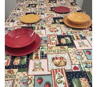 Tovaglia 4-6-12 posti QUADRATA e RETTANGOLARE e accessori cucina in coordinato