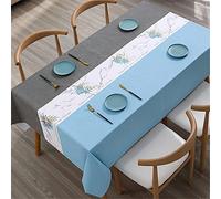 Tovaglia A Quadretti Antiscottatura Impermeabile E Antiolio in PVC Rettangolare Casa Hotel Ristorante Tovaglia da caffè Runner Tovaglia Quadrata 120x170cm