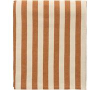 Tovaglia A Righe Decotique Block 140x240 Marrone