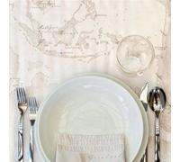 Tovaglia Alviero Martini puro cotone Home Collections GEO White Avorio