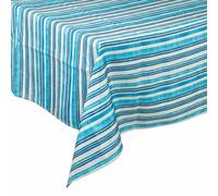 Tovaglia antimacchia 140x180 cm, 8 posti tavola, decoro righe, Neptune Stripes