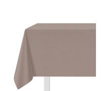 Tovaglia antimacchia 140x320 cm tinto filo tortora melange
