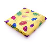 TOVAGLIA ANTIMACCHIA BASSETTI TIME RETTANGOLARE 6 8 12 POSTI PURO COTONE RESINATO (12 POSTI cm 140 x 250, YUCA - GIALLO)