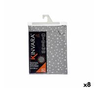 Tovaglia antimacchia Kinvara BABEL GRIS 42 Bianco Grigio Jacquard Antimacchia