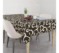 tovaglia antimacchia loneta gelato rettangolare jacquard copritavolo 6 a12 posti